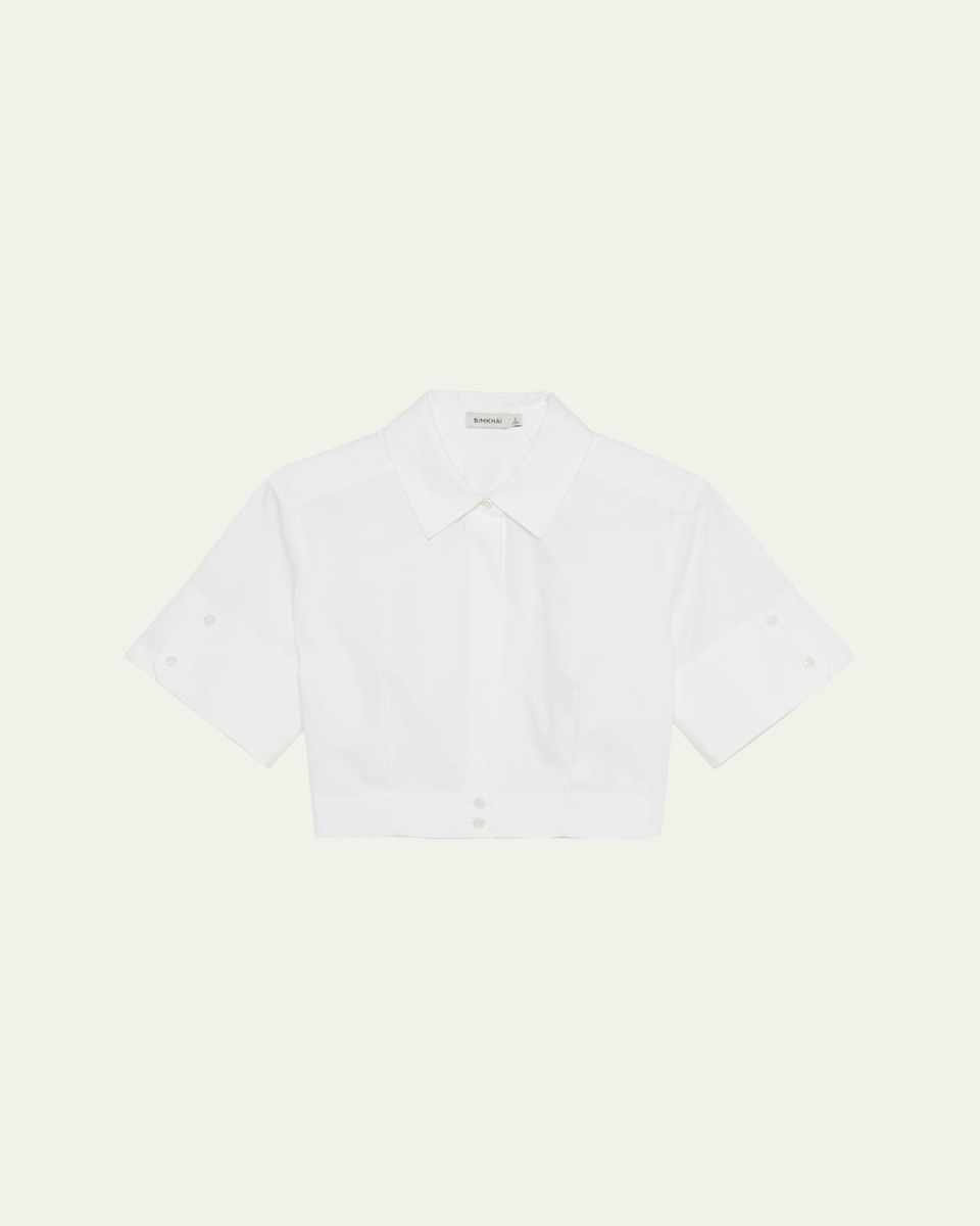 Nicky Short-Sleeve Crop Top